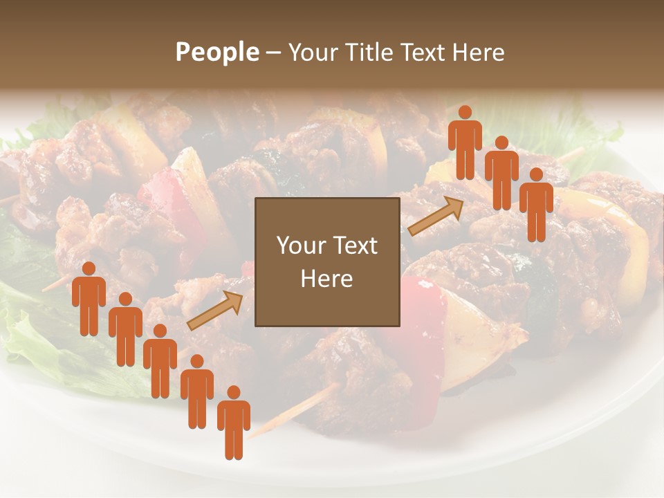 Vegetable Shish Stick PowerPoint Template