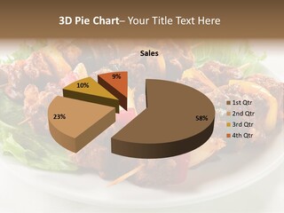 Vegetable Shish Stick PowerPoint Template