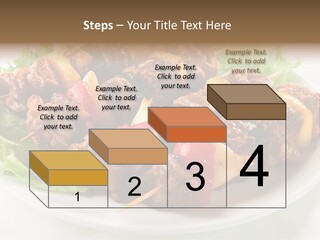 Vegetable Shish Stick PowerPoint Template