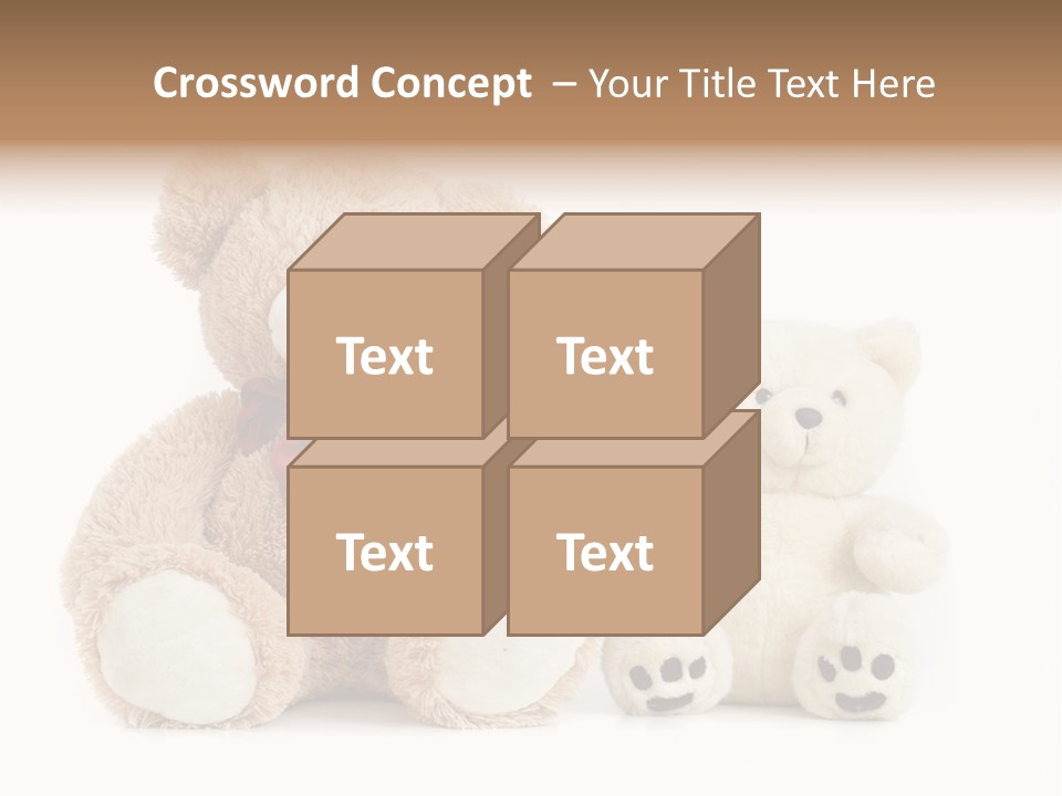Isolated Fluffy Fur PowerPoint Template