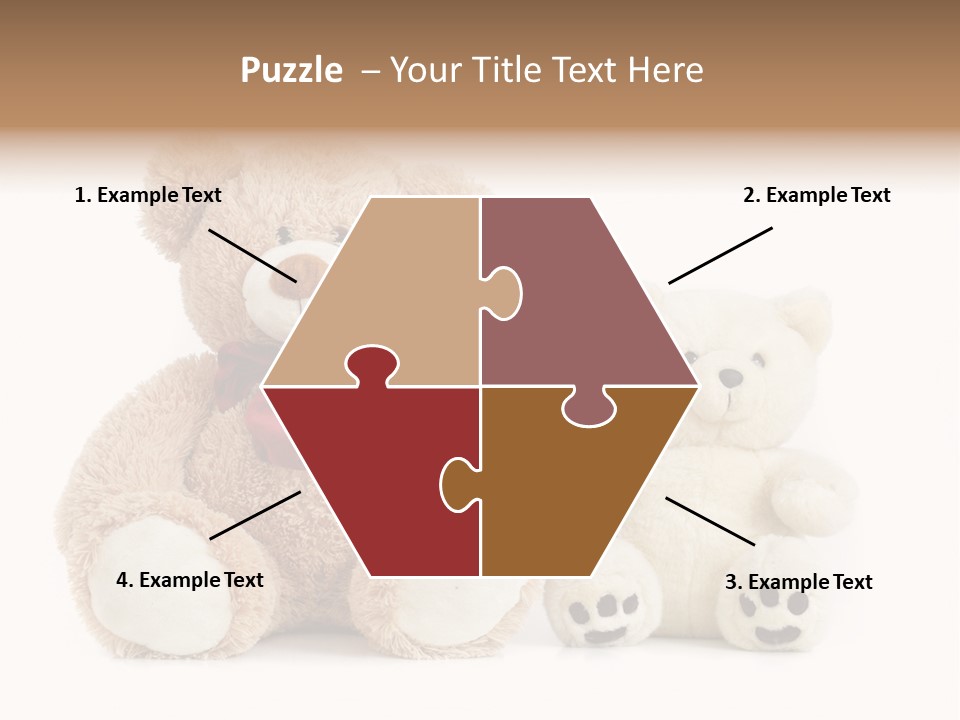 Isolated Fluffy Fur PowerPoint Template