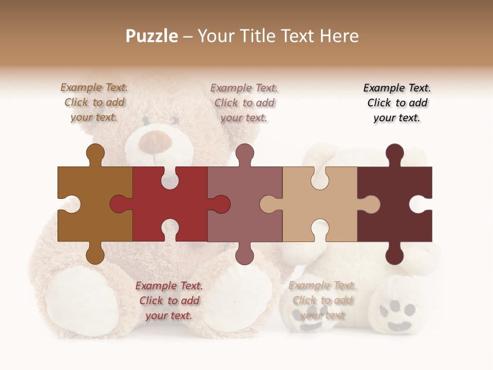 Isolated Fluffy Fur PowerPoint Template