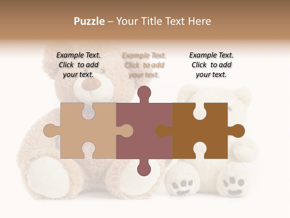 Isolated Fluffy Fur PowerPoint Template