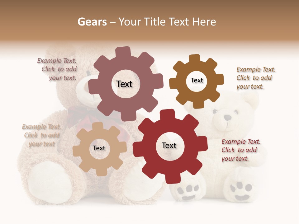 Isolated Fluffy Fur PowerPoint Template