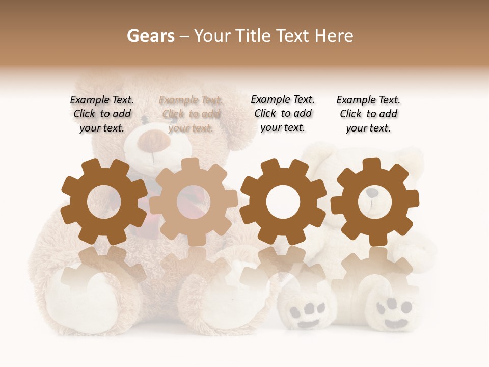 Isolated Fluffy Fur PowerPoint Template