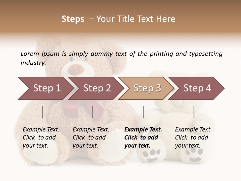 Isolated Fluffy Fur PowerPoint Template