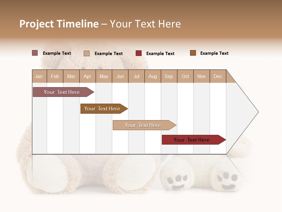Isolated Fluffy Fur PowerPoint Template