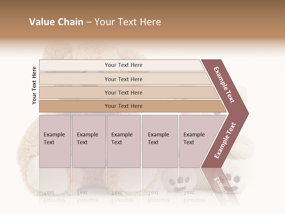 Isolated Fluffy Fur PowerPoint Template