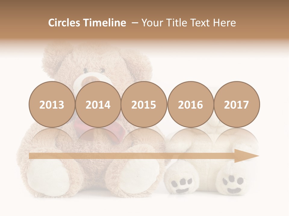 Isolated Fluffy Fur PowerPoint Template