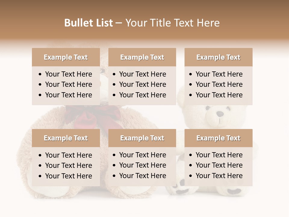 Isolated Fluffy Fur PowerPoint Template