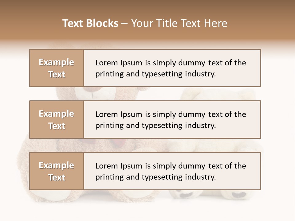 Isolated Fluffy Fur PowerPoint Template