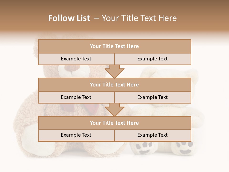 Isolated Fluffy Fur PowerPoint Template