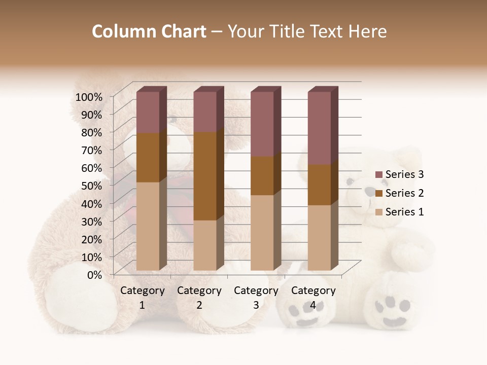 Isolated Fluffy Fur PowerPoint Template