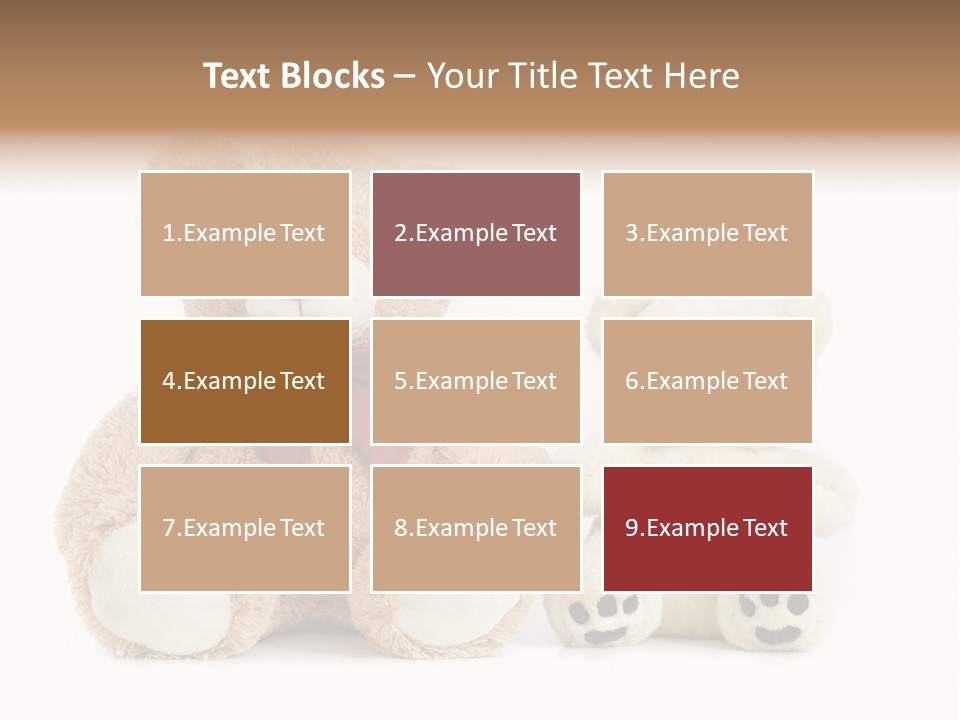 Isolated Fluffy Fur PowerPoint Template