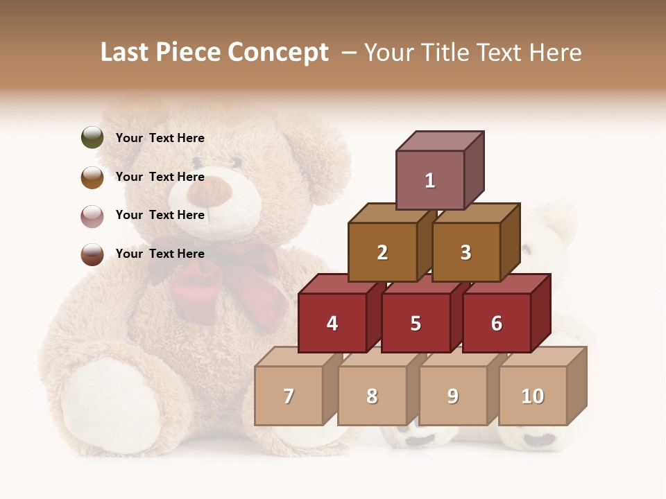 Isolated Fluffy Fur PowerPoint Template