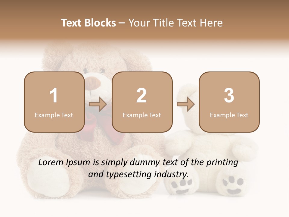 Isolated Fluffy Fur PowerPoint Template