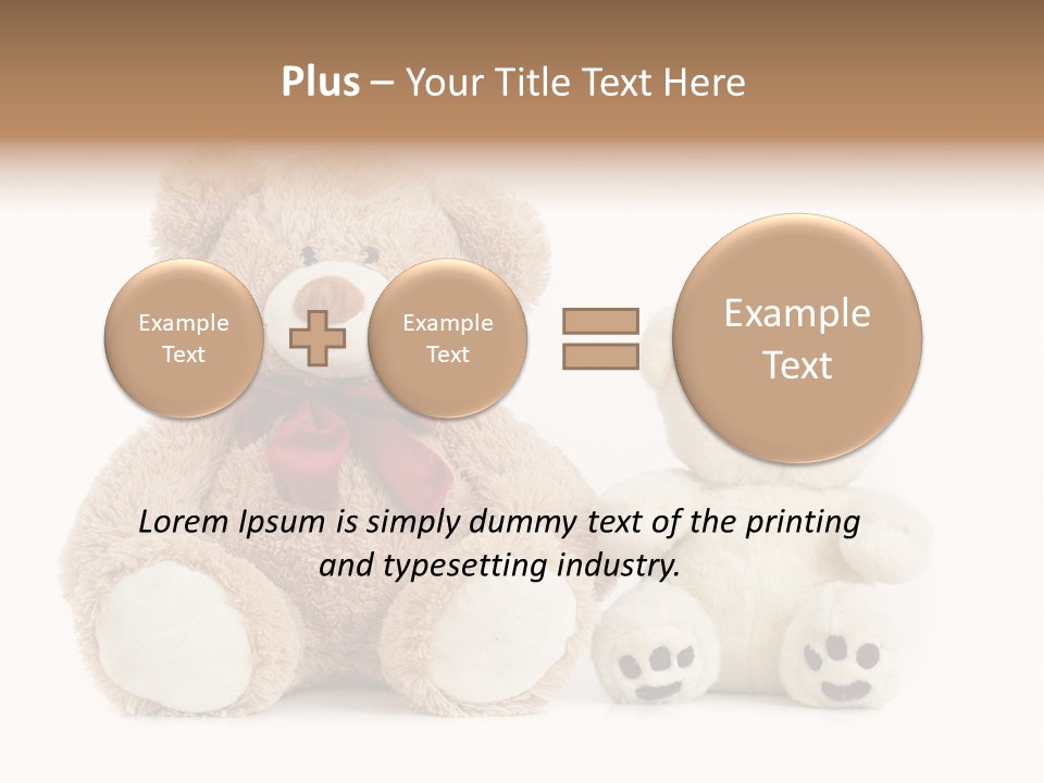 Isolated Fluffy Fur PowerPoint Template
