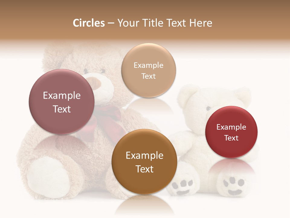 Isolated Fluffy Fur PowerPoint Template