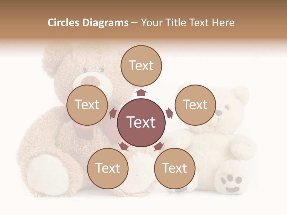 Isolated Fluffy Fur PowerPoint Template