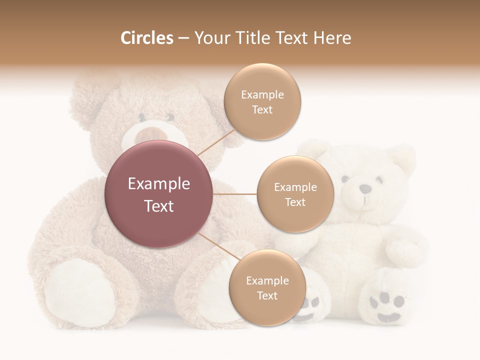 Isolated Fluffy Fur PowerPoint Template