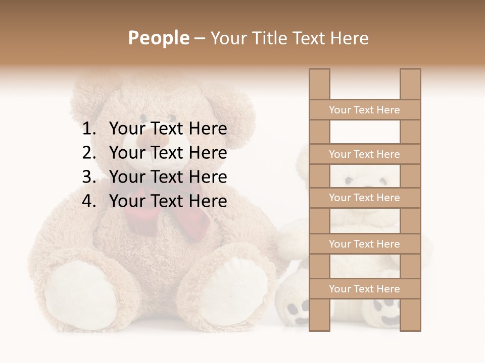 Isolated Fluffy Fur PowerPoint Template