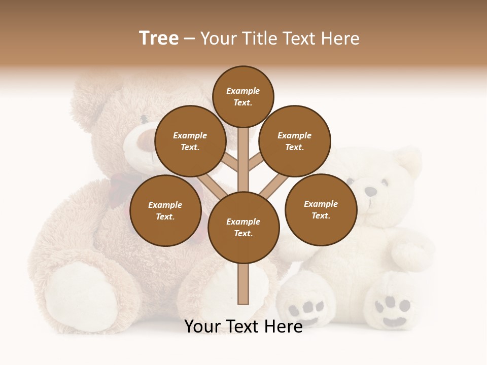 Isolated Fluffy Fur PowerPoint Template