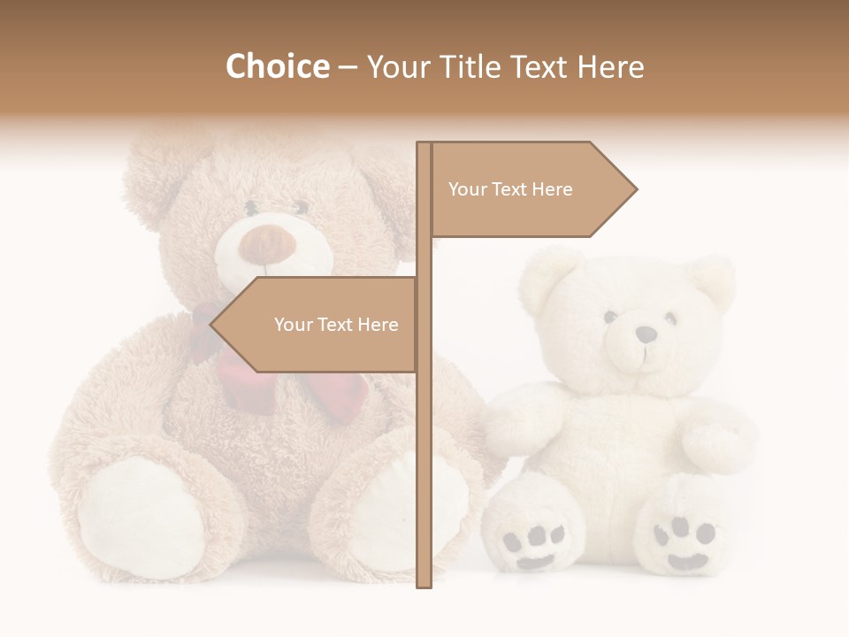 Isolated Fluffy Fur PowerPoint Template