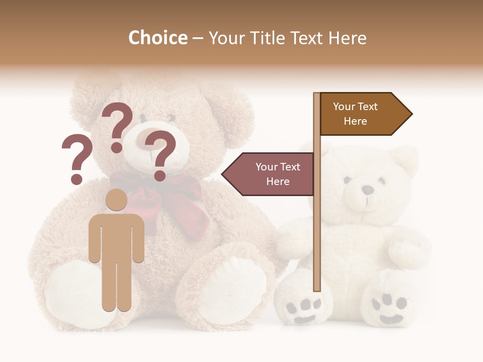 Isolated Fluffy Fur PowerPoint Template