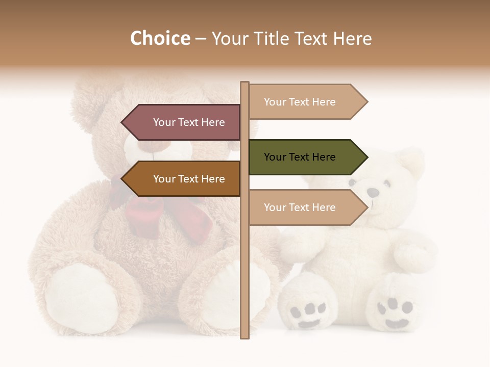 Isolated Fluffy Fur PowerPoint Template