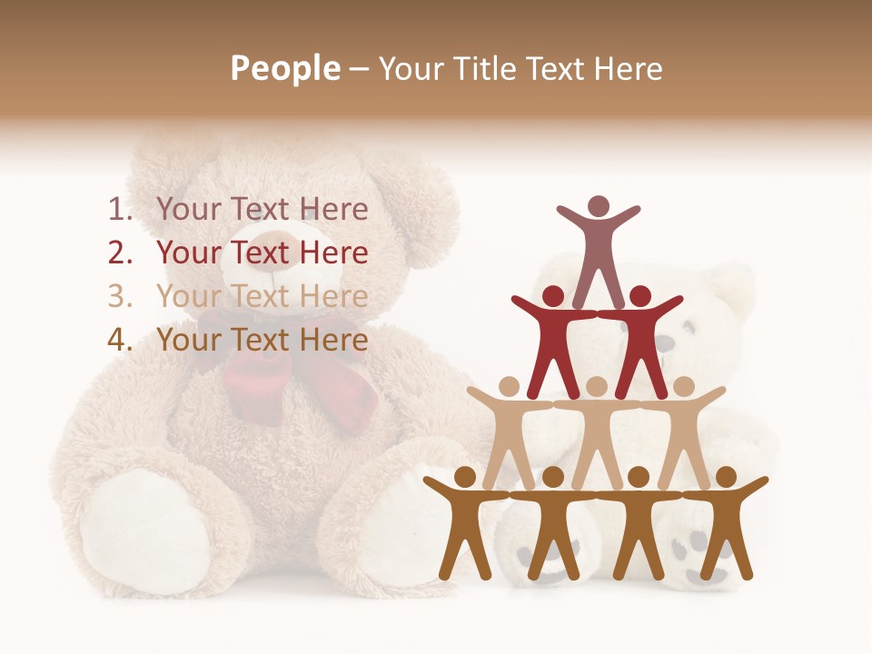 Isolated Fluffy Fur PowerPoint Template