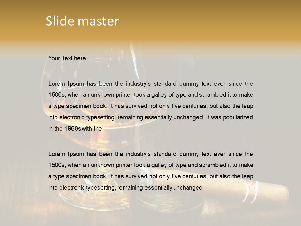 Space Irish Drink PowerPoint Template