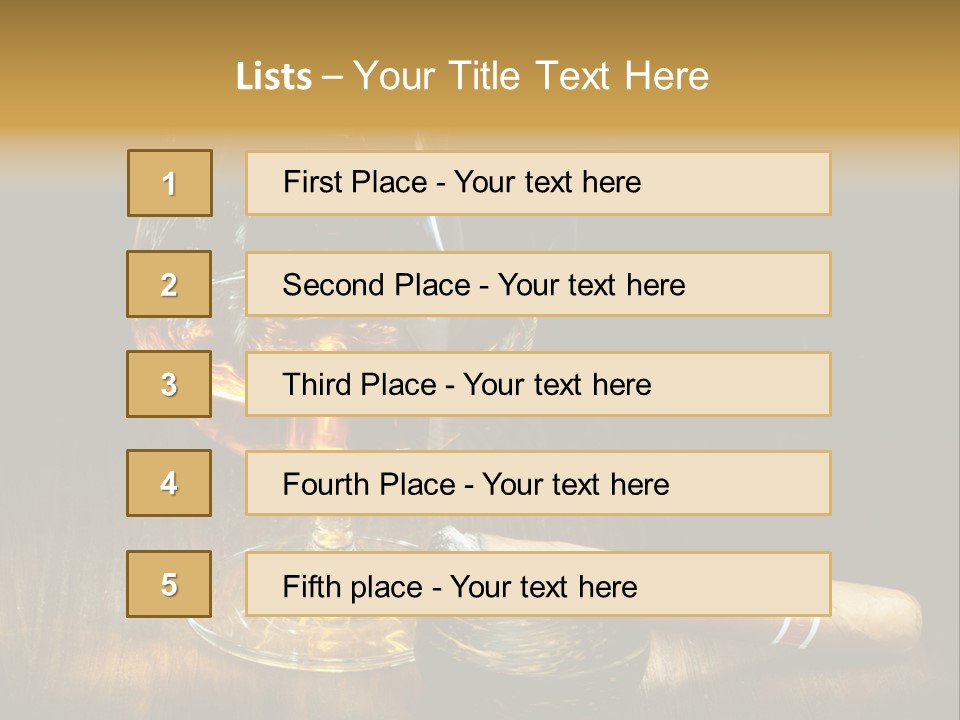 Space Irish Drink PowerPoint Template