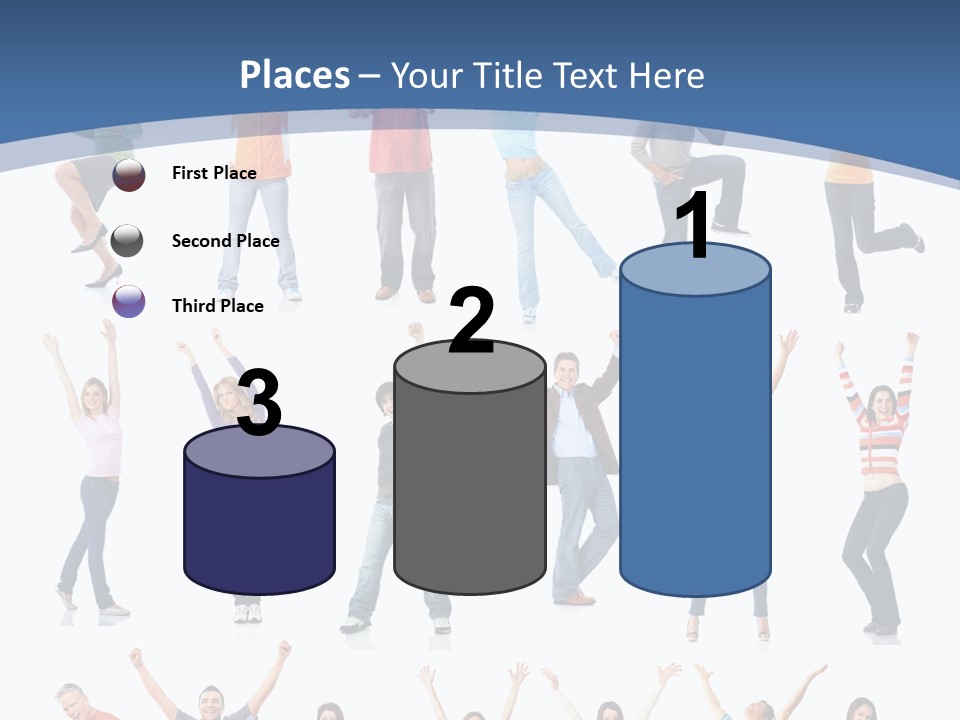 Message Person Glad PowerPoint Template