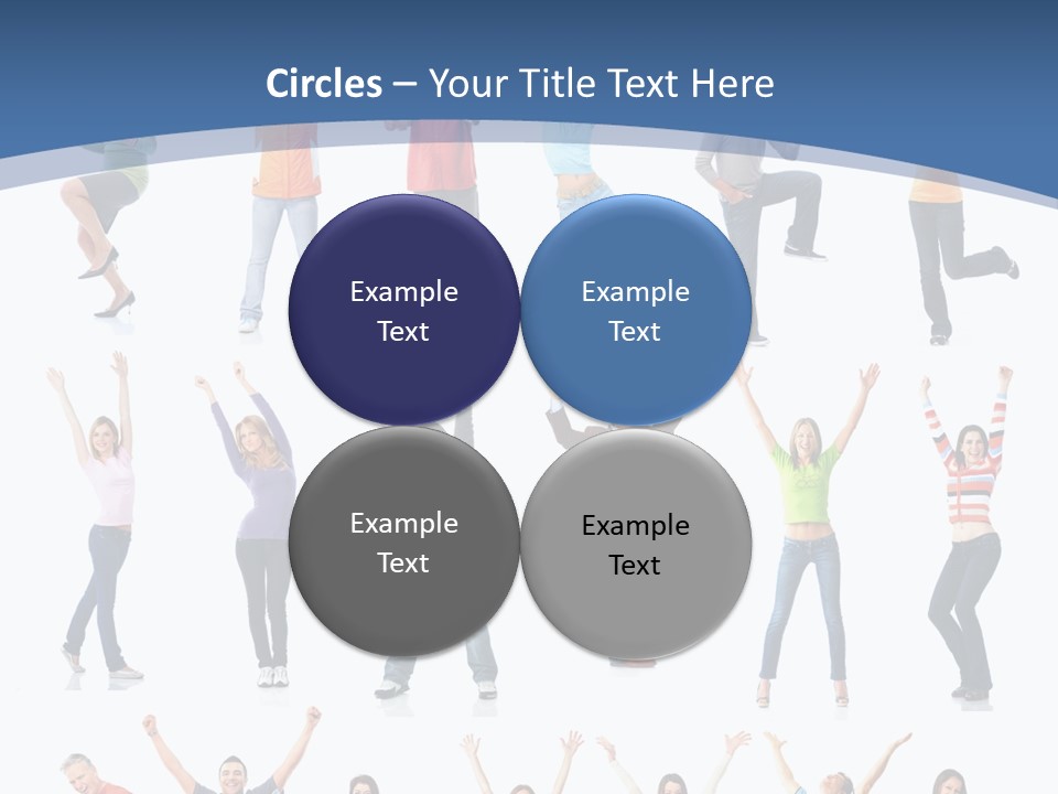 Message Person Glad PowerPoint Template