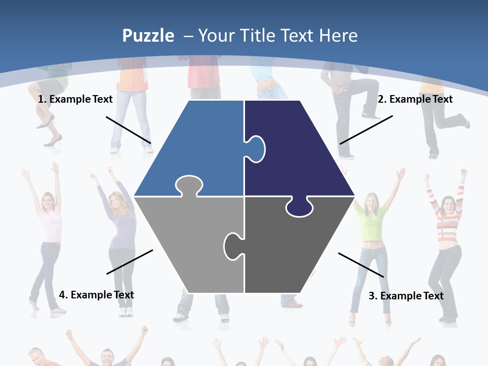 Message Person Glad PowerPoint Template