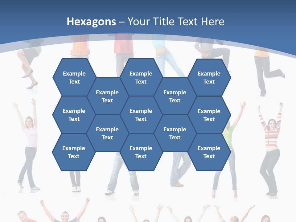 Message Person Glad PowerPoint Template