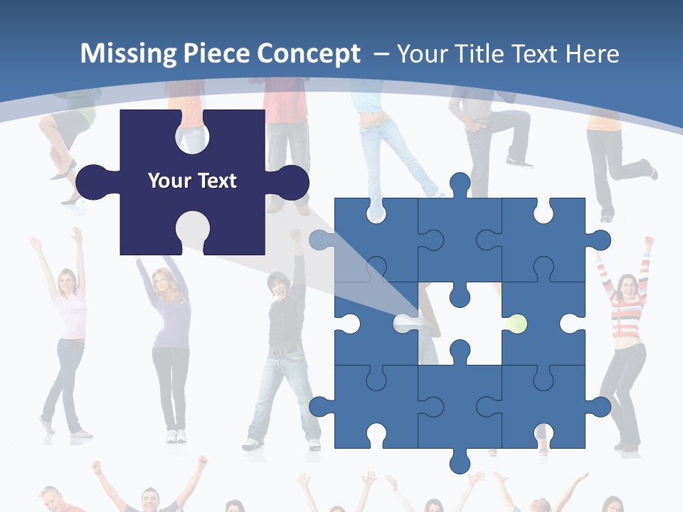 Message Person Glad PowerPoint Template