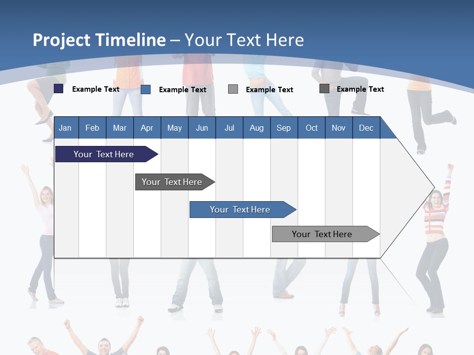 Message Person Glad PowerPoint Template