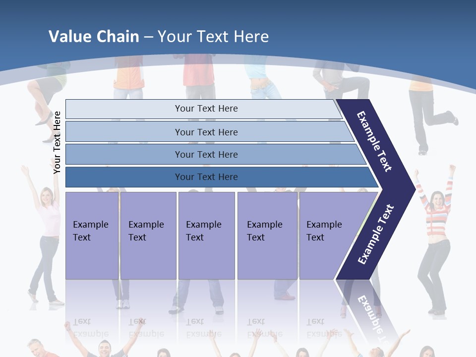 Message Person Glad PowerPoint Template