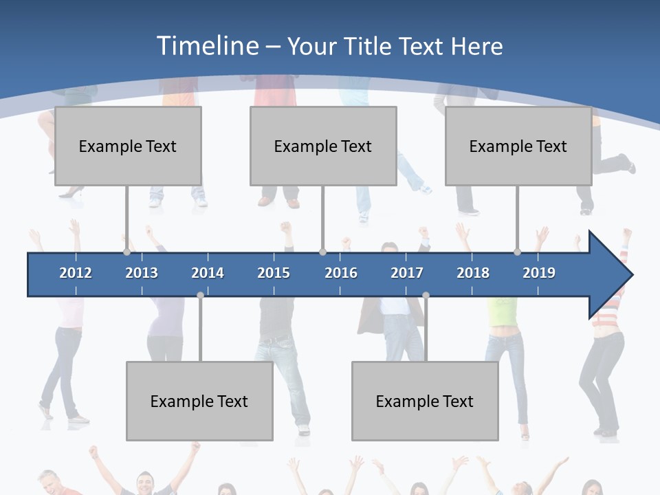 Message Person Glad PowerPoint Template