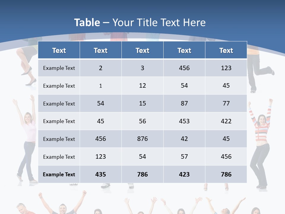 Message Person Glad PowerPoint Template