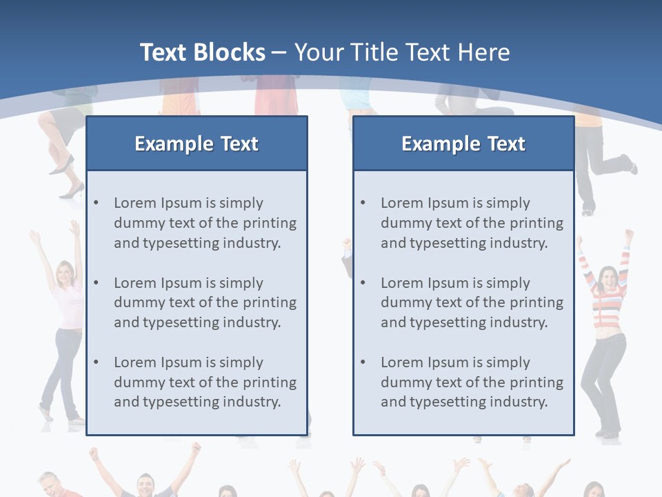 Message Person Glad PowerPoint Template