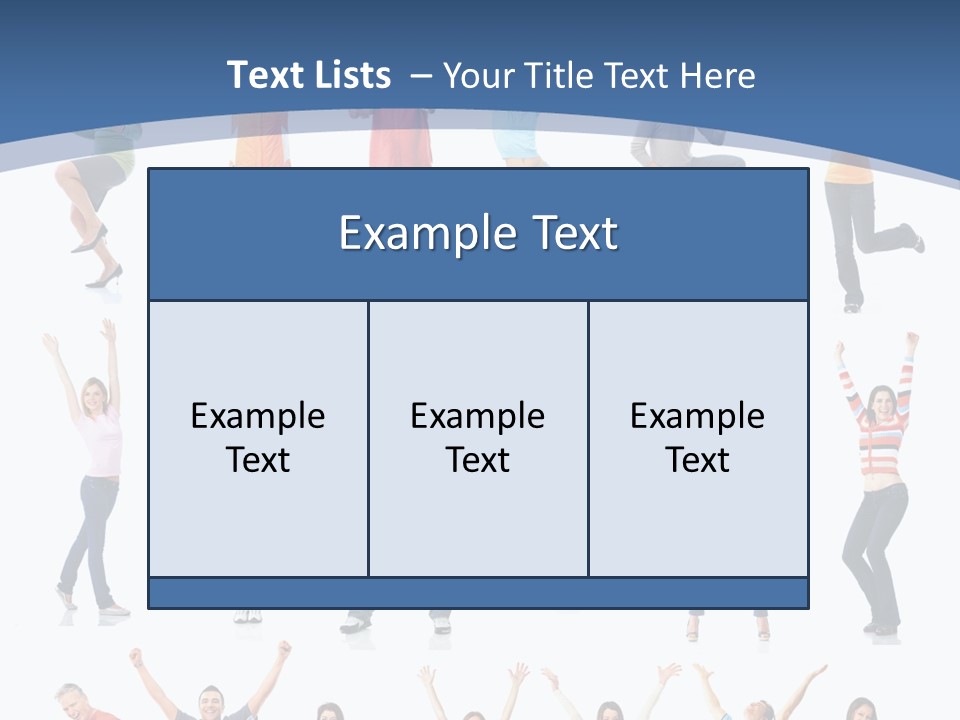 Message Person Glad PowerPoint Template