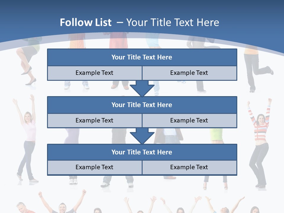 Message Person Glad PowerPoint Template