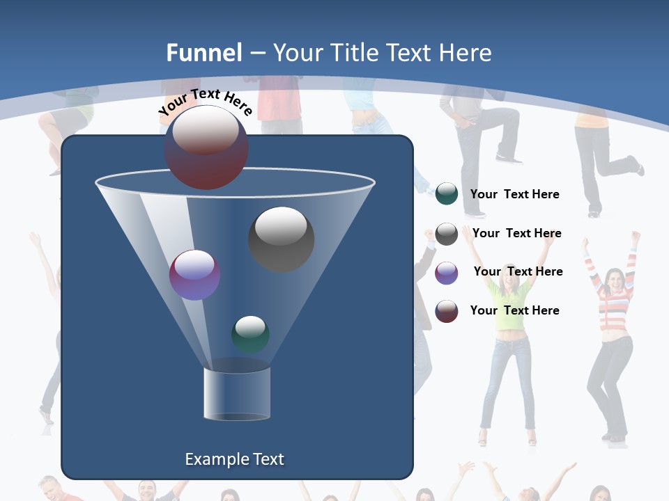 Message Person Glad PowerPoint Template