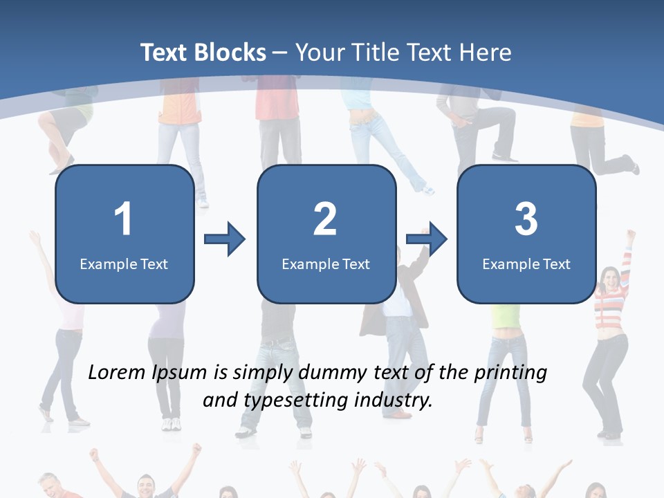 Message Person Glad PowerPoint Template