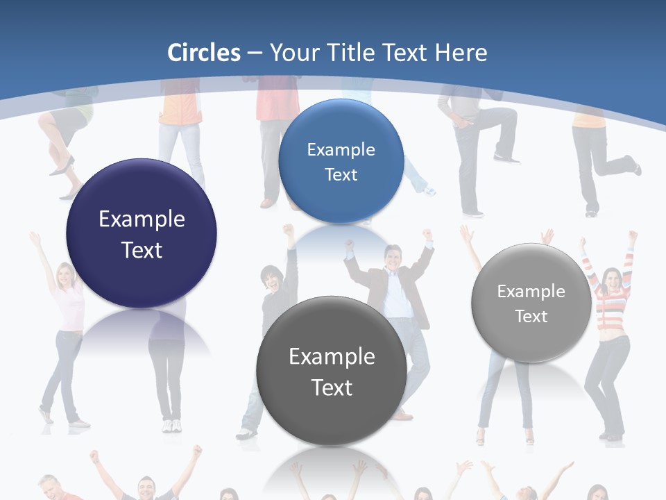 Message Person Glad PowerPoint Template