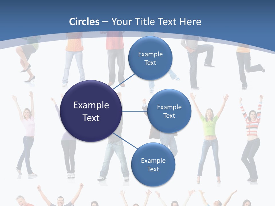 Message Person Glad PowerPoint Template