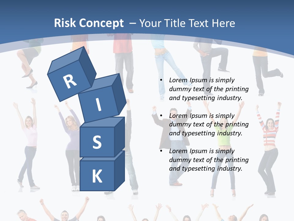 Message Person Glad PowerPoint Template