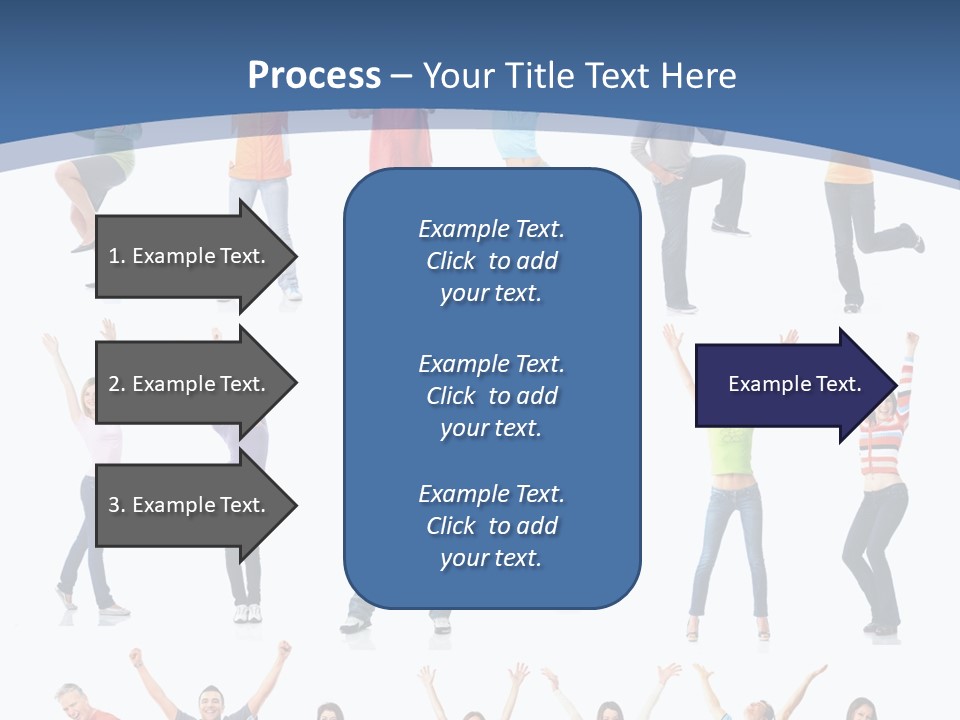 Message Person Glad PowerPoint Template